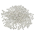 600 Pcs Silver Plated Smooth Round Metal Beads - Spacer, Crimp, Clamp End Stopper Beads 6 mm for Jewelry Making - color: Silver 6mm 600 Pcs