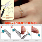 Tanstic Jewelry Making Kit, 951 Pcs with Tools, Pliers, Wires, Findings, Storage Bag for Jewelry Repair and Beading