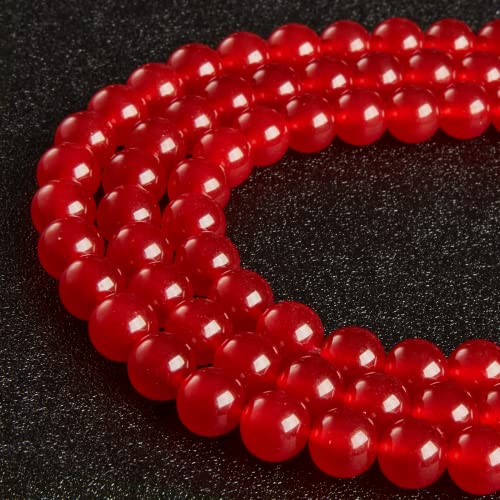 35pcs 10mm Natural Carnelian Beads Gemstone Beads Round Loose Beads for Jewelry Making - color: Carnelian, size: 10mm