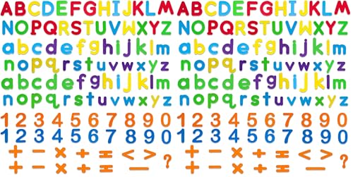 LovesTown Magnetic Letters and Numbers Set for Kids, Educational Alphabet Learning Magnets, Colorful Refrigerator Toy, 112 PCS (Pack of 2) - color: Colourful, size: Medium (Pack of 2)