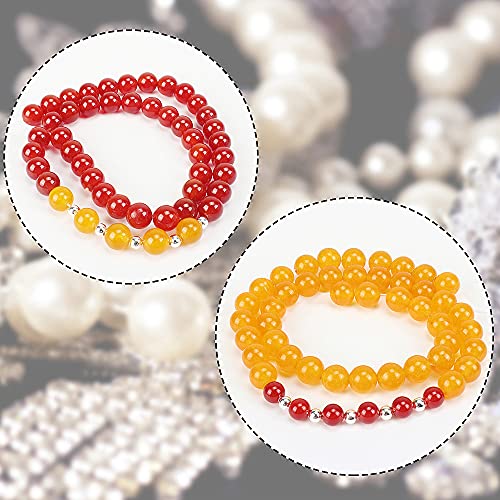 600 Pcs Silver Plated Smooth Round Metal Beads - Spacer, Crimp, Clamp End Stopper Beads 6 mm for Jewelry Making - color: Silver 6mm 600 Pcs