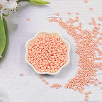 Size 6/0 Crafts Glass Seed Beads 4mm Light Pink Beads for Jewelry Making (Total About 100g About 1200pcs) - color: Light Pink