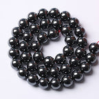 71pcs 6mm AAA Black Hematite Beads Natural Stone Gemstone Round Loose Beads for Jewelry Making DIY Bracelets Necklace Earrings - color: Black Hematite, size: 6mm