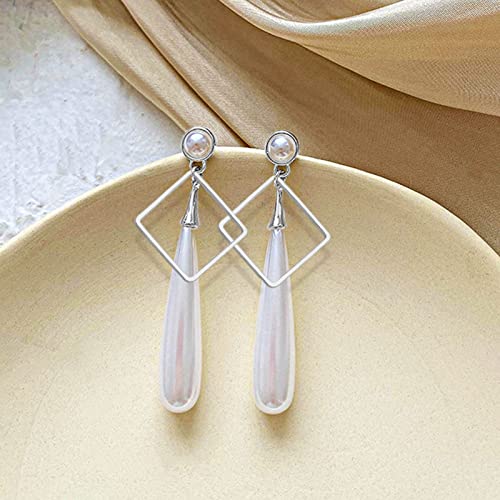 Ximalun 120Pcs Earring Hoops for Jewelry Making,Earring Finding Hypoallergenic Earrings Beading Hoop Bulk Open Bezel Pendant Frame Teardrop Square Round Circle Earrings Making Supplies for DIY Crafts - color: Silver