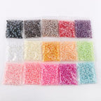 9000pcs 4mm Half Round Pearl Beads Mixed 15 Colors Cabochon Flatback Gem DIY Scrapbooking Shoes Phone Nail Art Making Crafts Material - size: 4mm 9000pcs