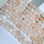 MJDCB Best Sellers Natural Stone Beads Faceted Polygon Pink Aventurine Crystal Energy Stone Healing Power for Jewelry Making(8mm) - color: Pink Aventurine