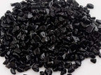 Natural Chip Stone Beads Black Obsidian Onyx 5-8mm About 400pieces Irregular Gemstones Healing Crystal Loose Bead Hole Drilled DIY for Bracelet Jewelry Making Crafting (5-8mm, Black Obsidian Onyx) - color: Black Obsidian Onyx