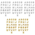 AUEAR, 130 Pack Silver Gold A-Z 8mm Full Rhinestone Slide Crystal Alphabet Letter Charm Alloy for Bracelets Necklace Wristbands DIY Jewelry Making - color: Silver & Gold, size: 130 Pack