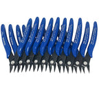 Flush Wire Cutter, 10PACK Diagonal Cutting Pliers, 5inch Side Cutter, Nippers, Small Wire Cutters, Shear Cutters, Wire Snips for Electronic Floral Wire Model Sprue Soft Copper, Blue - style: blue wire cutters x 10