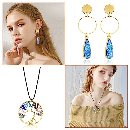 60pcs Earrings Beading Hoop 30mm Round Earrings Findings Round Beading Hoop Open Bezel Pendant Frame Hypoallergenic Earring Beadings Hoops for Jewelry Making DIY Crafts Art Creation Gift(Gold) - color: 60pcs;30mm;Gold