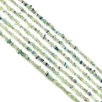 GM GemMartUSA Flourite Natural Raw Chip Beads Strands | Semi-Precious | AAA+ Quality 1 Strand 34” | DIY Bracelet Jewelry Making, Healing Crystal Craft| 4-6mm - Green-Color Gemstones (CHFL-70001) - color: Flourite (CHFL-70001)