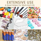 Bead Storage Containers, 92 Clear Plastic Bead Organizer Box With Hinged Lid,Bracelet Making DIY Jewelry Craft Nails, Bracelets, Jewelry, Diamonds, Clay Beads, Screws,1.7x1.38x0.8Inch - color: 2 pack 92pcs(1.7x1.38x0.8Inch)