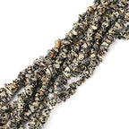 LAIDANLA Dalmation Spot 400pcs Natural Chip Stone Beads 5-8mm Healing Crystal Irregular Gemstones Drilled DIY Loose Rocks Bead Crystal for Bracelet Earrings Necklace Jewelry Making Crafting - color: V-Dalmation Spot Jasper