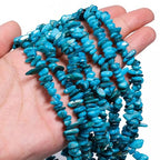 Chip Shell, 260pcs 5-8mm Irregular Shell Beads with Holes, Lake Blue Shell & Aqua Like Chip Beads for Jewelry Making - color: Lake Blue