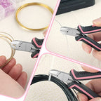 Mini Diagonal Cutting Pliers 4 Inches Floral Wire Cutters for Artificial Flowers Side Cutters Pliers for Jewelry Making Diagonal Wire Cutters for Wire, Zip Ties, Crafting,Pink Tool for Women - style: Diagonal Cutting Pliers