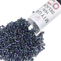 Miyuki Delica Seed Beads – Size 11/0 (1.6 mm), DB1054, Matte Metallic Violet/Gold Iris, 7.2 g, Approx. 1440 Beads, Made in Japan - color: DB1054 - Matte Metallic Violet/Gold Iris