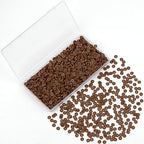 2000Pcs White Clay Beads Polymer Clay Spacer Beads Flat Beads 6mm Round Heishi Vinyl Beads for DIY Craft Gift Adults Bracelets Necklace Jewelry Making Earring Accessories (Brown) - color: Brown