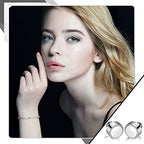 Sureio 24 Pairs Magnetic Necklace Bracelet Clasps Magnet Converter Jewelry Clasps Extenders Locking for Bracelet Necklace Making(Silver)