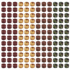 Craftdady 200Pcs 4x2mm Natural Dragon Blood Jasper Gemstone Disc Stone Beads Flat Round Heishi Disc Rondelle Spacer Loose Beads for DIY Bracelets Necklaces Jewelry Making, 4 Styles - color: 4 Color,4x2mm
