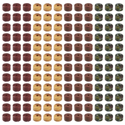 Craftdady 200Pcs 4x2mm Natural Dragon Blood Jasper Gemstone Disc Stone Beads Flat Round Heishi Disc Rondelle Spacer Loose Beads for DIY Bracelets Necklaces Jewelry Making, 4 Styles - color: 4 Color,4x2mm