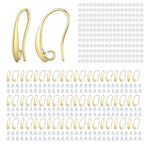 14K Gold Plated Earring Hooks, 230PCS Earring Findings for Jewelry Making Hypoallergenic Ear Wires for DIY Bulk Pack - color: 14K Gold-Big Earing Hooks