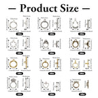 Craftdady 120 Sets Antique Silvery Toggle Clasps - Tibetan T-Bar Closure With Connectors for Bracelet Jewelry Crafts Making (Ring, Drop, Heart, Flower, Crown) - color: 11 Styles, Antique Bronze, Silver, Gold