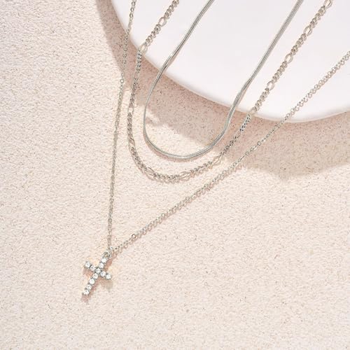 LANE WOODS Gold Plated Necklaces for Women - Multilayer Coin Medallion Pendant Necklace Adjustable Layering Choker Necklaces Chain Set Jewelry - style: Classic