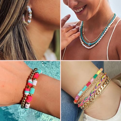 Friendship Bracelet Making Kit 96 Colors, 900pcs Letter Beads, 100pcs Number Bead, Gold Silver Spacer Charms for Concert Bracelets Jewelry Craft - color: Friendship Style