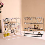 Jewelry Organizer, Jewelry Holder, Perfect Earrings, Necklaces and Bracelets Holder, Black - color: Black