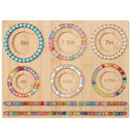 Petoysoso Bead Board for Jewelry Making, Bamboo Beading Board for Jewelry Bracelet Making, DIY Bracelet Bead Board - color: Bead Board-Bracelet