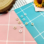 1000Pcs Flat Round Rondelle Spacer Beads for DIY Crafts,Gold Silver Disc Spacer Loose Beads for DIY Jewelry Making,Bracelet Necklace Earring Crafts - color: 1000pcs;Gold,Silver;Round