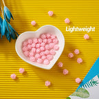 Beadthoven 50pcs Resin Rose Beads, Pink Rose Flower Beads Spacers Floral Flatback Charms Mini Flower Embellishment for DIY Scrapbooking Jewelry Making 9x7mm Hole: 1mm - color: HotPink#9x7mm-50pcs
