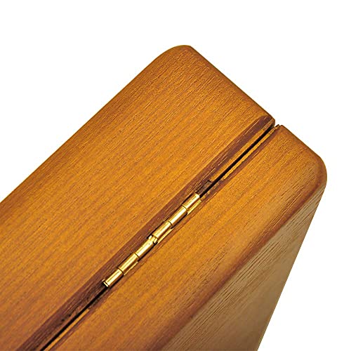Oirlv Solid Wood Ring Jewelry Box Organizer Earrings Jewelry Drawer Organizer Tray with Lid (Creamy-white Flat Box) - color: Creamy-white Flat Box
