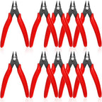 Covzoe 10 Pack 170 Wire Cutters, 5 Inch Small Precision Flush Cut Pliers with Spring, Micro Diagonal Side Cut Nippers, Sharp Wire Clippers for Electronics, Jewelry Making, Zip Ties, Soft Copper Wire