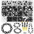 Black and White Chunky Acrylic Bead, Beads for Pens Focal Beads Bracelet Beads Loose Spacer Bead Heart Star Kandi Bead for DIY Beadable Pens Necklaces Earings Keychains Jewelry Making (Black+White) - color: Black+White