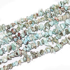 5-8mm Natural Larimar Gemstone Chips Loose Beads Semi Precious for Jewelry Making DIY Handmade Craft Supplies 1 Strand per Bag Approxi 34" - color: Larimar Chips