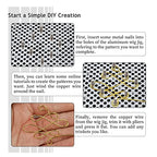 The hobbyworker Wire Bending Jig,Includes 30 Metal pegs for Jewelry Making Tools and Wire Wrapping Supplies
