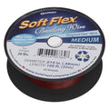 Soft Flex 49 Strand Beading Wire - Medium 0.19 Diameter - 100 Feet Nylon Design Wire - style: Garnet