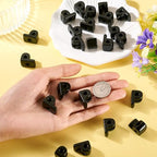 Craftora 30Pcs 20mm Black Large Letter Beads, Acrylic Big Alphabet Beads, Chunky Initial Letter P Bead with Large Hole for Friendship Bracelets Keychain Bag Charms Shoelaces - color: Letter P