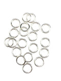 20pcs 925 Sterling Silver Open Jump Rings, 16 Gauge 8.5mm OD/6.0mm ID Made in USA by CRAFT WIRE - size: 8.5mm OD/6.0mm ID