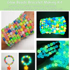 Glow in The Dark Cat's Paw Solar Luminous Smile Face Mixed Acrylic UV Color Changing Bracelet Beads - Sun Sensitive Plastic Glow Beads Bulk for Jewelry Making Bracelets - color: Mixed Colors Cat's Paw Beads