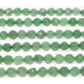 MJDCB Best Sellers Natural Stone Beads Faceted Polygon Green Aventurine Crystal Energy Stone Healing Power for Jewelry Making(8mm) - color: Green Aventurine