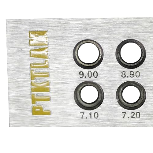 Jewelry Wire Drawplate Carbide Steel Round Draw Plate for Jewelry Wire Making (7.1-9.0mm, 20 Holes) - size: 7.1-9.0mm, 20 Holes