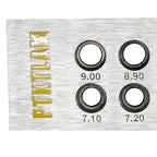Jewelry Wire Drawplate Carbide Steel Round Draw Plate for Jewelry Wire Making (7.1-9.0mm, 20 Holes) - size: 7.1-9.0mm, 20 Holes