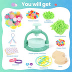 BIRANCO. DIY Flower Bouquet Maker Kit for Kids – Build Your Own Flower Market, Arts & Crafts Toys for Girls Ages 4-8, Educational Activity with Rich Accessories, Great Gift Idea