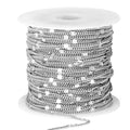 66FT Stainless Steel Curb Chains Bulk, 2mm Stainless Steel Flat Satellite Curb Link Chains Roll for Jewelry Making - color: Silver short embossed