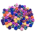 100 Pcs Polymer Clay Beads Mixed Heishi Spacer Beads Supplies for DIY Bracelet Earring Necklace Jewelry Making (Dog Paw) - color: Dog Paw