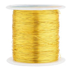 328 Feet Tarnish Resistant Copper Wires 28 Gauge Jewelry Craft Wires Beading Wires for Jewelry Making, Wire Wrapping and Crafting(Gold) - color: 1Gold, size: 28 Gauge