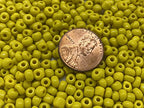 Czech Glass Seed Beads Size:6/0 40 gr / 1.4 oz… (Yellow) - color: Yellow