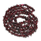5-8mm Natural Red Garnet Gemstone Chips Loose Beads Semi Precious for Jewelry Making DIY Handmade Craft Supplies 1 Strand per Bag Approxi 34" - color: Red Garnet Chips